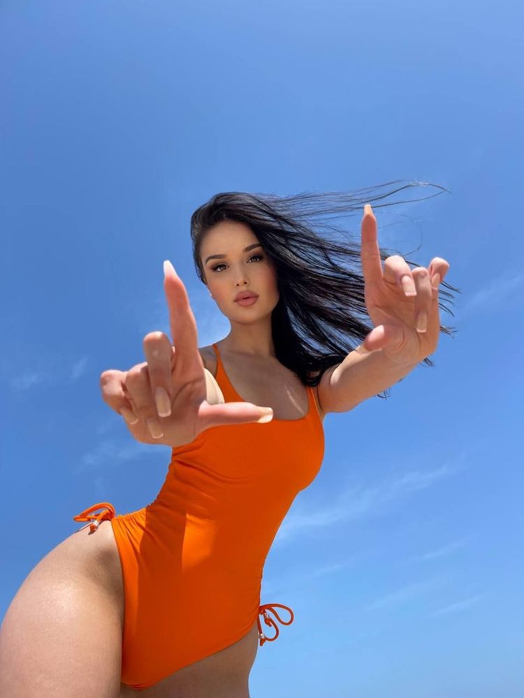 Tatiana One Piece Orange ♻︎