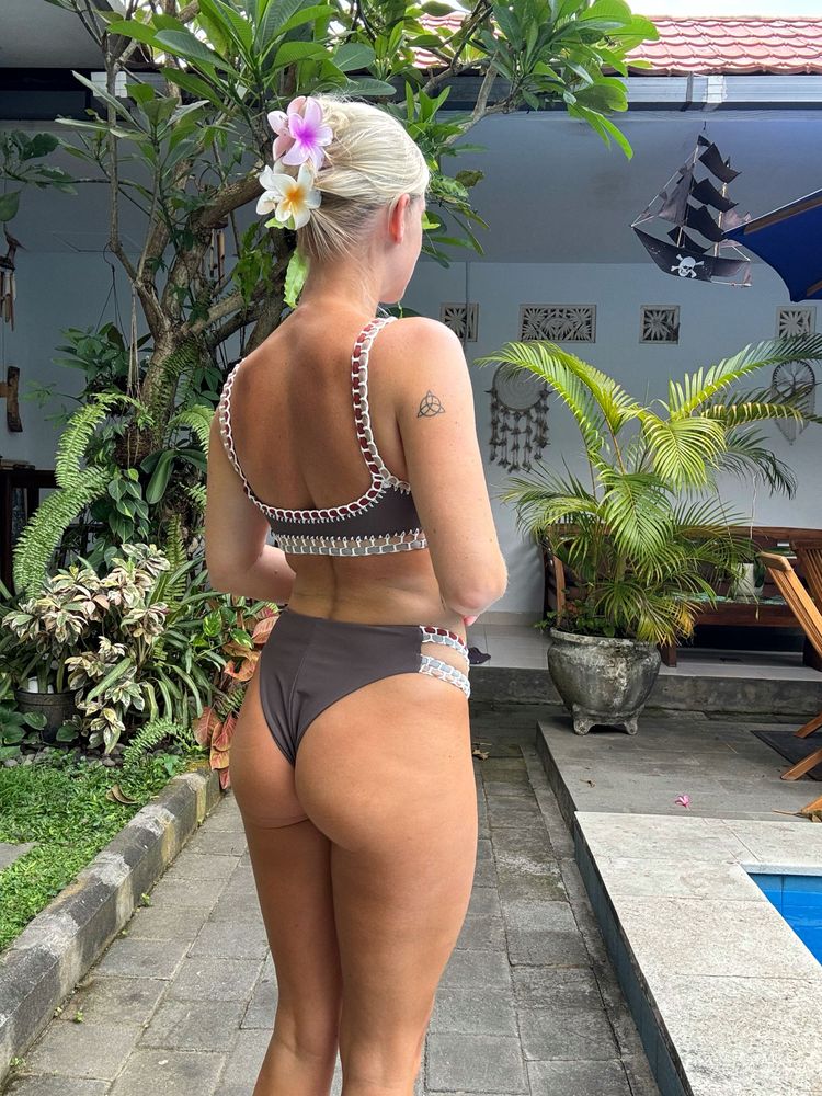 New crochet bikini bottom espresso martini