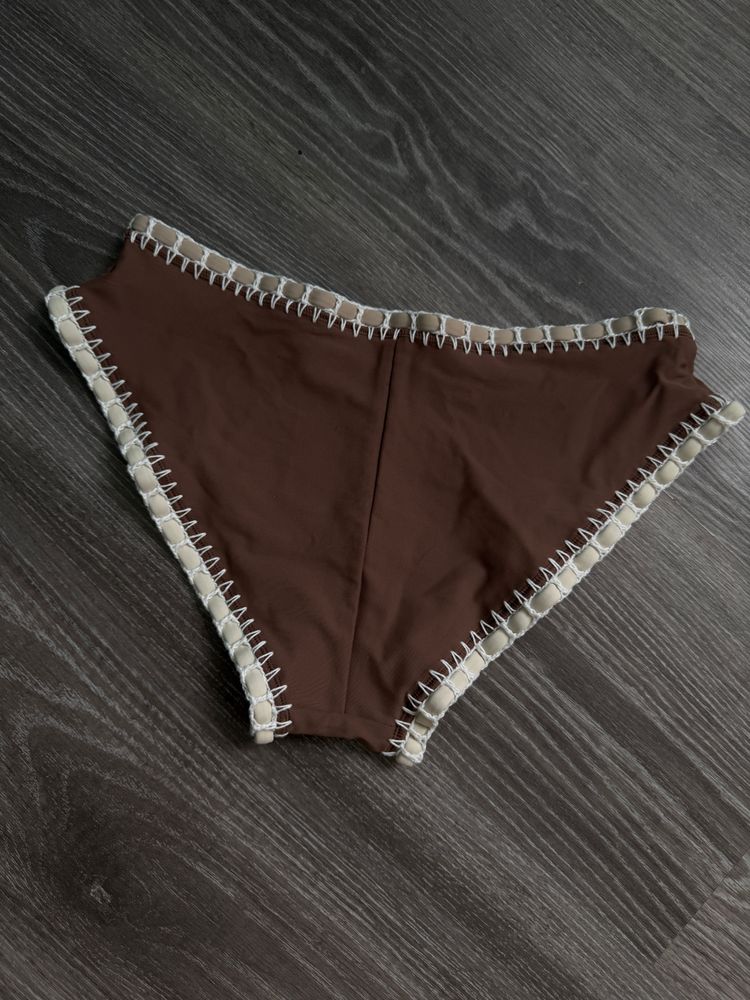 Crochet bikini classic bottom cappuccino