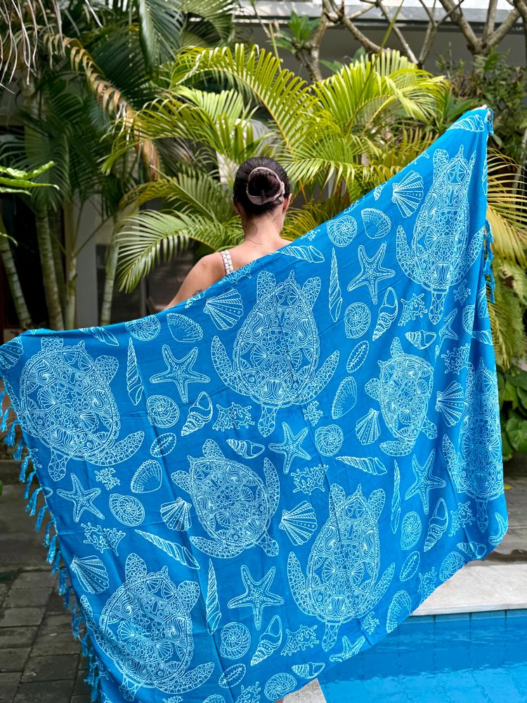 Sarong Blue Ocean 16