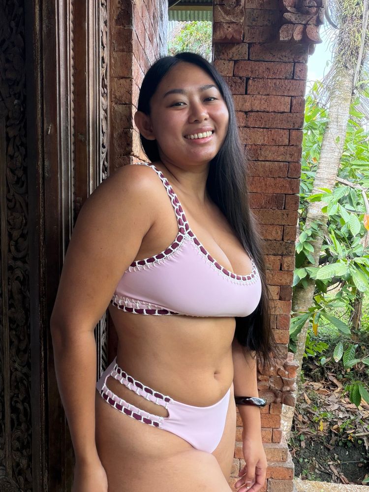 New crochet bikini bottom - Barre Rose
