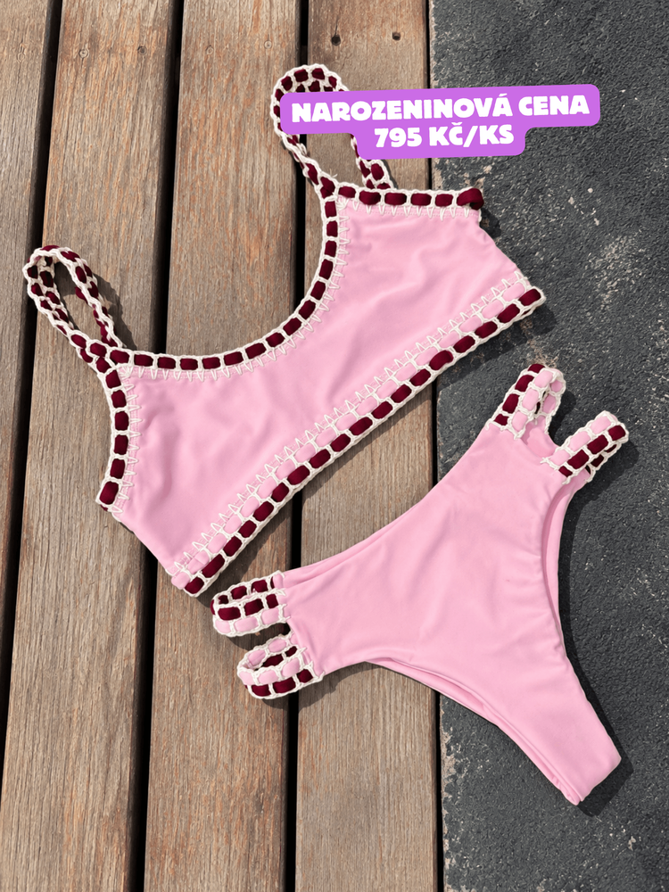 New crochet bikini bottom - Barre Rose