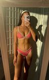 Crochet bikini classic bottom flamingo