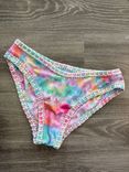 Crochet bikini classic bottom tie dye